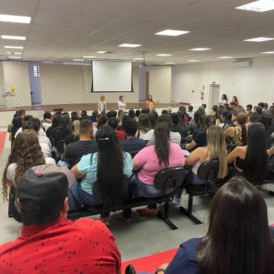 Nesta segunda 06, ocorreram as aulas inaugurais dos cursos técnicos no CEEP Naiana Babaresco de Souza